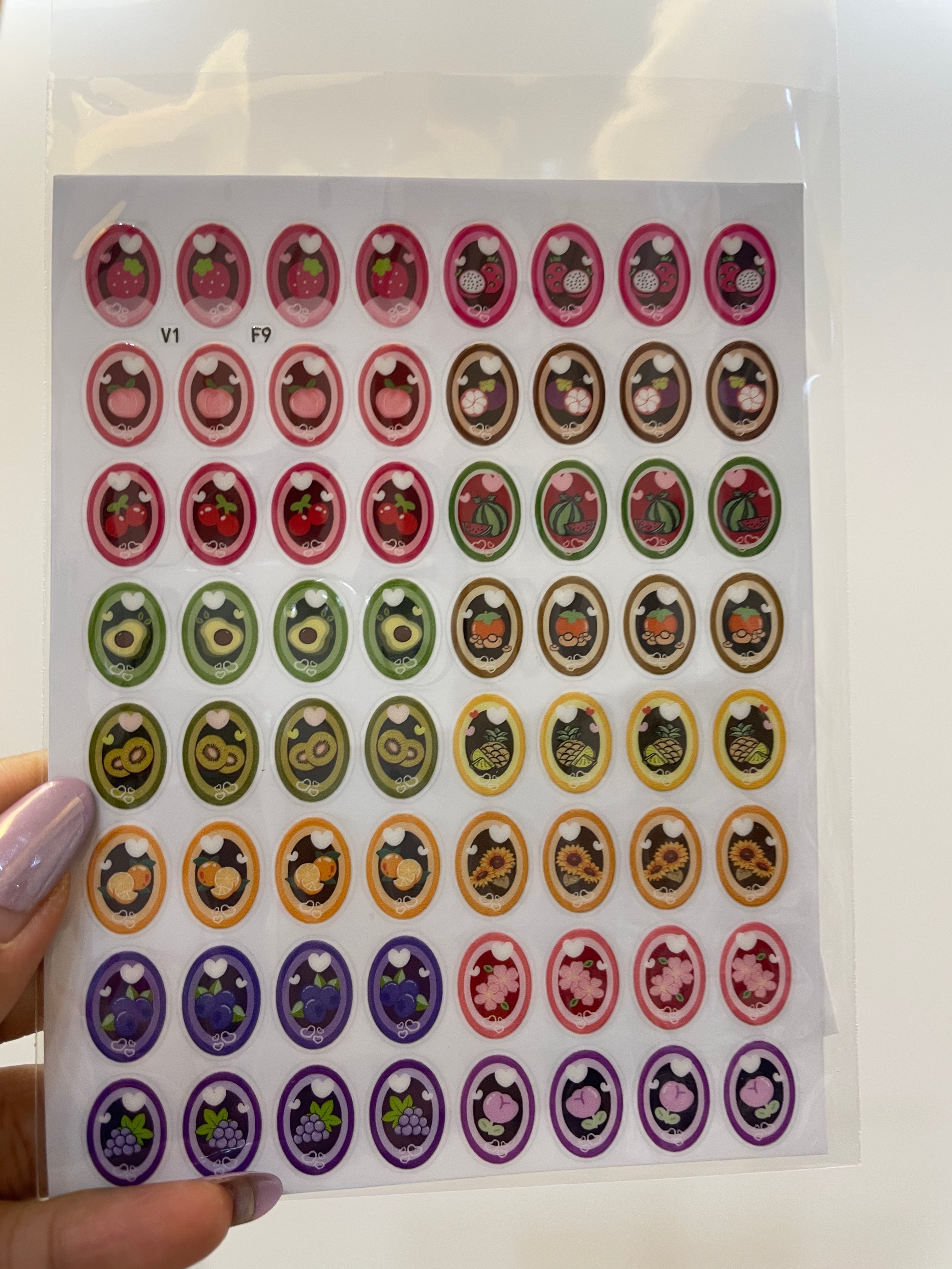 32 Pairs of Eye Stickers for V1 V2 V3, for 17cm Bubu,