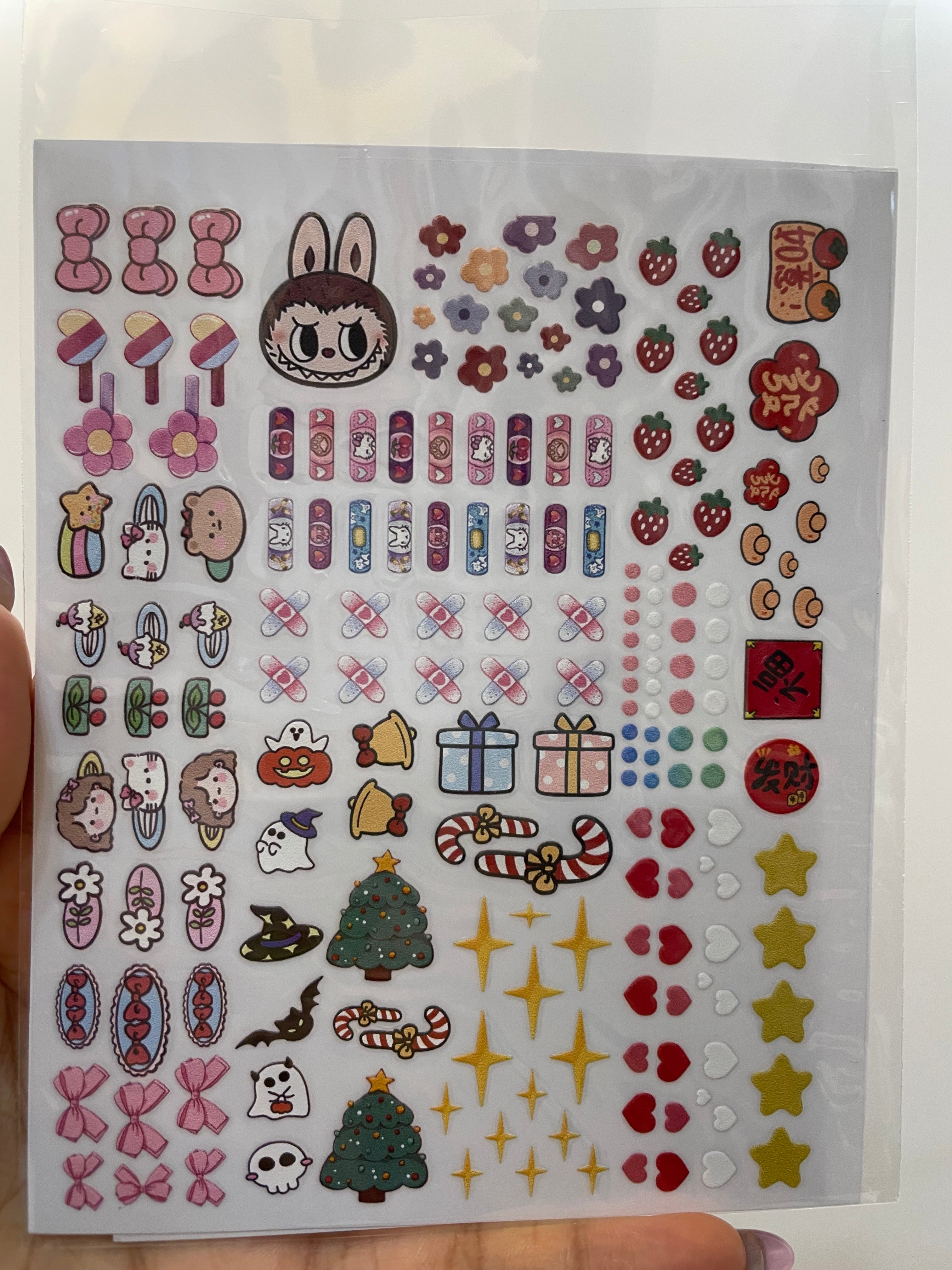 32 Pairs of Eye Stickers for V1 V2 V3, for 17cm Bubu,